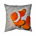 Begin Home Decor 26 x 26 in. Clownfish-Double Sided Print Indoor Pillow 5541-2626-AN377